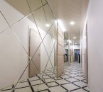 Панели на стену: плитки из зеркала и кожзама